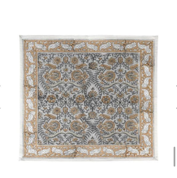 Set of 4 Hand Block Print Cotton Napkins