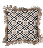 Hicksonian Cushion Cover with Fringe