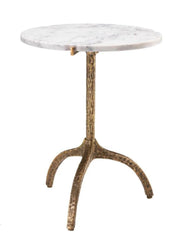 Side Table Cortina Vintage Brass Finish