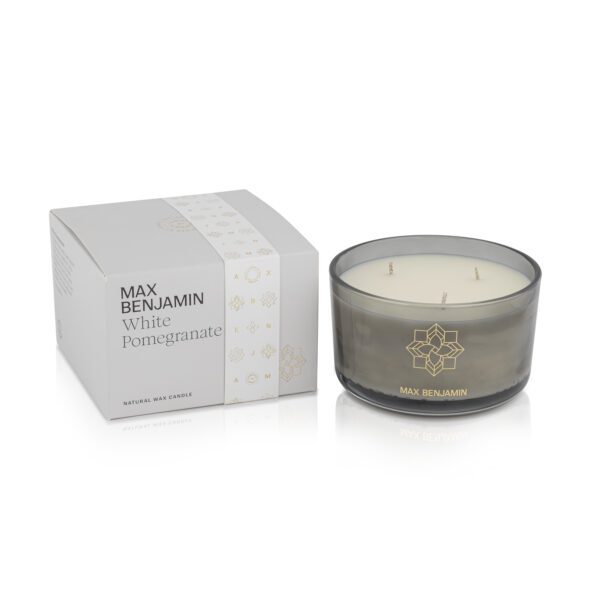 Max Benjamin - 3 Wick Candle - White Pomegranate 560g