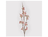 Pink and Cream Cherry Ruffled Blossom Spray