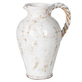 Distressed Vase / Jug With Handle