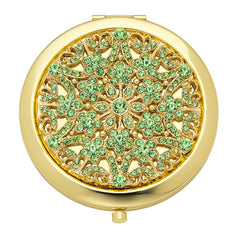 Compact Mirror -Peridot "August"