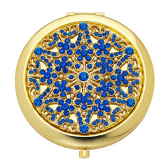Compact Mirror - Sapphire "September"
