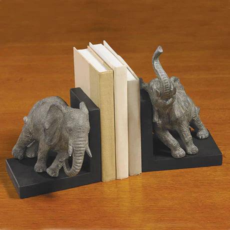 Pair of Elephant Bookends