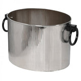 Nickel Ribbed Wine Cooler